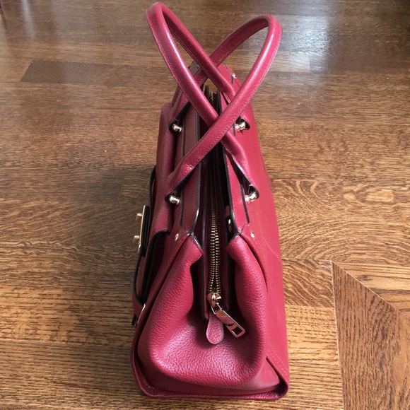 Coach Burgundy handbag - Picture 2 of 6